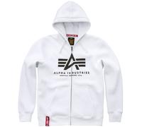 Alpha Industries Basic Zip Hoody weiß 3XL