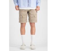 Shorts ALPHA INDUSTRIES "Alpha Industries Men - Battle Short" Gr. 32, Normalgrößen, beige (vintage sand) Herren Hosen (35856763-32) vintage sand