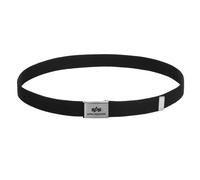 Alpha Industries Unisex Big A Belt Gürtel, Black, Einheitsgröße