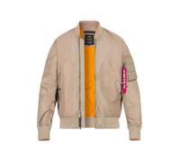 ALPHA INDUSTRIES Blouson Herren Mikrofaser beige, XL