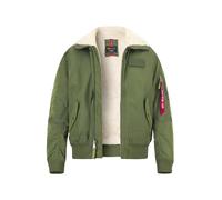 ALPHA INDUSTRIES Blouson Herren Mikrofaser grün, M