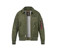 ALPHA INDUSTRIES Blouson Herren Mikrofaser grün, M