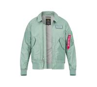 ALPHA INDUSTRIES Blouson Herren Mikrofaser grün, XL