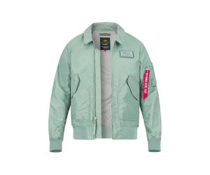 ALPHA INDUSTRIES Blouson Herren Mikrofaser grün, XL
