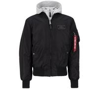 Alpha Industries Bomber Jacke MA 1 D-Tec schwarz / grau 3XL