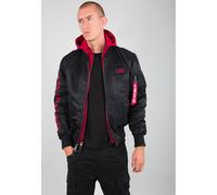 Alpha Industries Bomber Jacke MA-1 D-Tec SE schwarz / rot S
