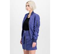 Bomberjacke ALPHA INDUSTRIES "Alpha Industries Women - Bomber Jackets MA-1 VF LW Wmn", Damen, Gr. L, night lila, Obermaterial: 100% Nylon, Futter: 100% Nylon, Jacken (10738546-L) night lila