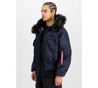 Alpha Industries 45/P Hooded Custom Größe 2XL Dunkelblau