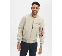 Alpha Industries Bomberjacke Herren grau, XL