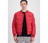 Alpha Industries Herren Daunenjacke MA-1 Puffer Bomber mars red