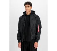 Alpha Industries MA-1 TT Hood Bomberjacke für Herren Black/Black