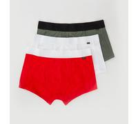 Alpha Industries Boxershorts Al Tape grün/rot/weiss Herren - 3er Pack, Größe L