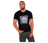 Alpha Industries Camo Block T T-Shirt für Herren Black