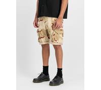 Alpha Industries Shorts Crew Camo Slim – Herren Gr. 34, beige (desert camo 91)