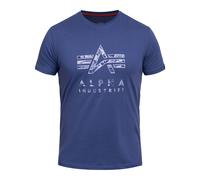 Alpha Industries - Camo Puff Print T-Shirt - Night Purple 3XL