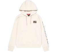 Hoodie ALPHA INDUSTRIES "Alpha Industries Men - Hoodies Camo Sleeve Hoodie", Herren, Gr. S, weiß (vintage weiß), Obermaterial: 80% Baumwolle, 20% Polyester, regular fit, Sweatshirts (48556855-S) vinta