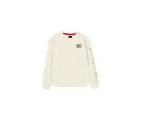 Alpha Industries - Camo Sleeve Crewneck Bluse - Vintage White XXL