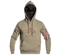 Hoodie ALPHA INDUSTRIES "Alpha Industries Men - Hoodies Camo TPU Hoody" Gr. S, grün (olive) Herren Sweatshirts (50227140-S) olive