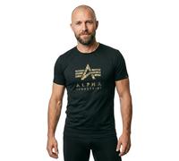 Alpha Industries Camo PP T-Shirts in Gr. M in Schwarz