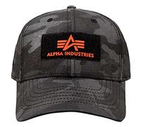 Alpha Industries Cap VLC II black camo, Baumwolle