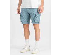 Alpha Industries Cargo-Shorts Herren Baumwolle blau, 30
