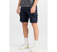 Alpha Industries Cargo-Shorts Herren Baumwolle blau, 31