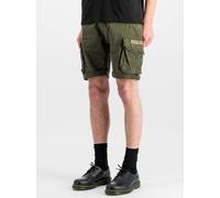 Alpha Industries Cargo-Shorts Herren Baumwolle grün, 33