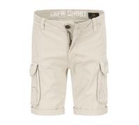 ALPHA INDUSTRIES Cargoshorts Herren Slim Fit Baumwolle beige, 33