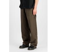 Cargohose ALPHA INDUSTRIES "Alpha Industries Men - Pants Carpenter Pant", Herren, Gr. 32, Normalgrößen, schwarz (schwarz olive), Obermaterial: 100% Baumwolle, Hosen (48195322-32) schwarz olive