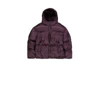 Alpha Industries Cloud Puffer Bomber Winterjacke Größe 2XL Pflaume