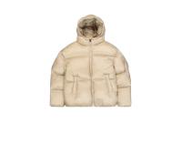 Alpha Industries Cloud Puffer Bomber Winterjacke Größe M Beige