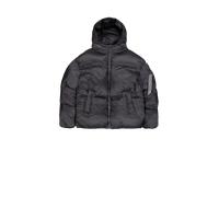 Alpha Industries Cloud Puffer Bomber Winterjacke Größe XL Grau