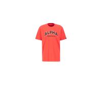 Alpha Industries College T-Shirt Größe XL Rot