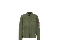Alpha Industries Color Block Overshirt Größe S Grün