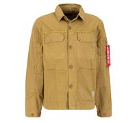 Alpha Industries Color Block Overshirt (Sale) khaki, Größe M, Herren, Baumwolle
