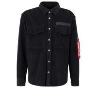 Alpha Industries Cord Overshirt für Herren Vintage Grey