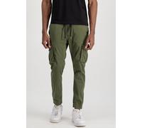 Alpha Industries Cotton Twill Jogger Freizeithose für Herren Dark Olive