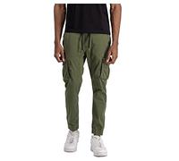Alpha Industries Cotton Twill Jogger Freizeithose für Herren Dark Olive