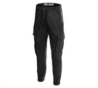 Alpha Industries - Cotton Twill Jogger Black - Hose - Schwarz - L - 98% Baumwolle, 2% Elastan Schwarz L