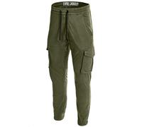 Alpha Industries - Cotton Twill Jogger Hose - Dark Olive L