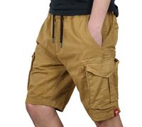 Alpha Industries Cotton Twill Jogger Shorts Joggingshorts Größe M Khakigrün