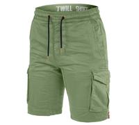 Alpha Industries Cotton Twill Jogger Short vintage green M