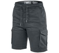 Alpha Industries Cotton Twill Shorts in Gr. XXL in Grau