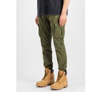 Alpha Industries Cotton Twill Jogger Slim Pant Jogginghose Größe S Grün