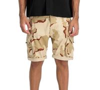 Alpha Industries Shorts Crew Camo Slim – Herren Gr. 34, beige (desert camo 91)