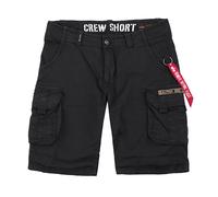 Alpha Industries Shorts Crew Short Schwarz Größe 34