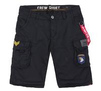 Alpha Industries Crew Patch Short in Gr. W32 in Schwarz