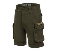 Alpha Industries Herren Crew Short Für Cargos, Dark Olive, 30 EU