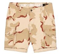 Shorts ALPHA INDUSTRIES "Crew Short Camo", Herren, Gr. 38, Normalgrößen, desert camo 91, Obermaterial: 98% Baumwolle, 2% Elastan, Hosen Shorts (94268958-38) desert camo 91