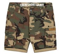 Alpha Industries - Crew Short Shorts - Woodland Camo 65 36
